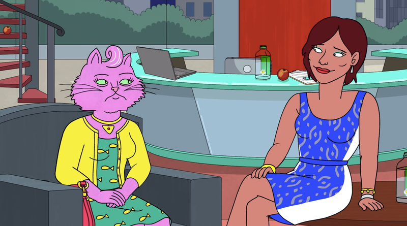 Illustration for article titled Princess Carolyn tries to have it all in a tongue-twisting, plate-spinning BoJack Horseman
